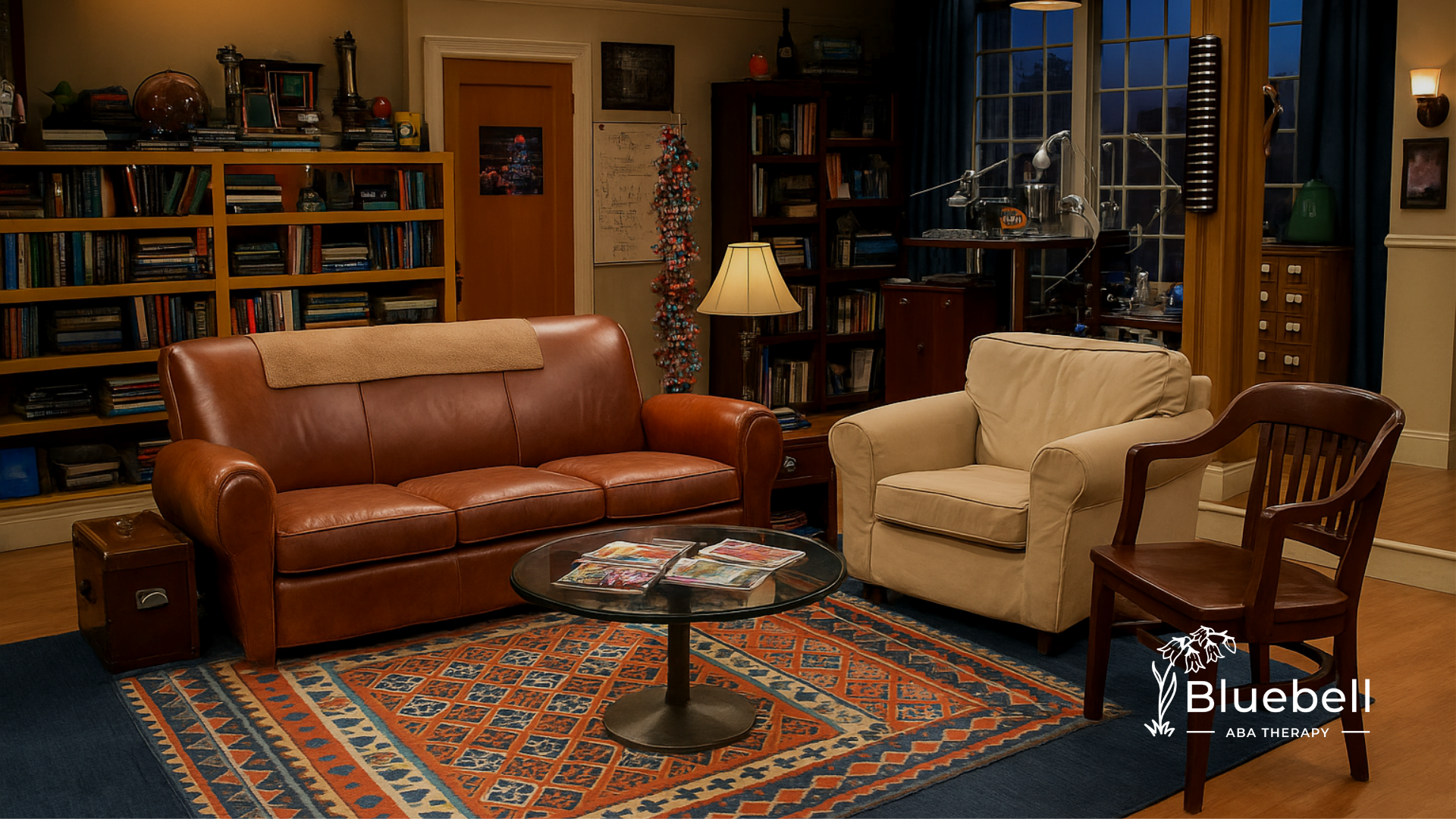 The Big Bang Theory's famous living room