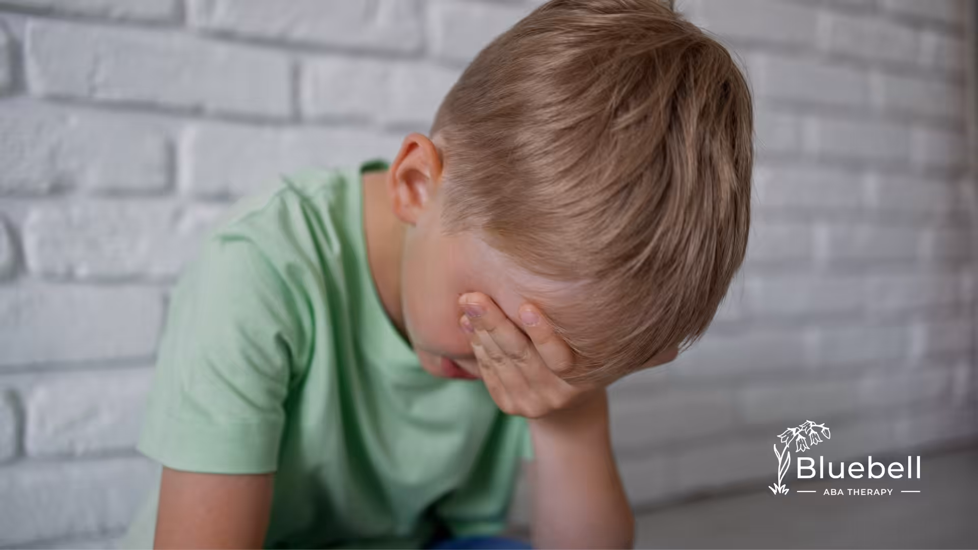 An autistic child is having trouble processing his emotions