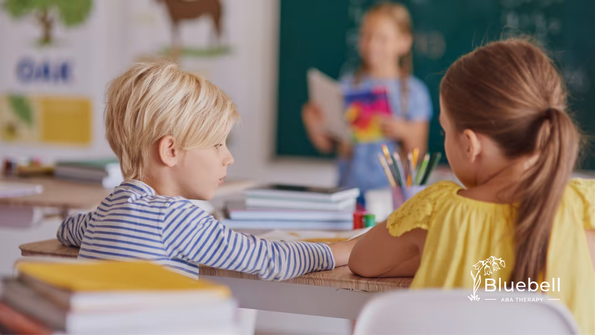 A kid with autism attending regular school